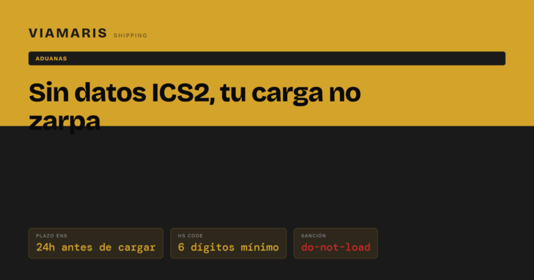 Normativa ICS2: qué es y cómo afecta a tus importaciones (2026)