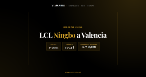 LCL Ningbo-Valencia: salidas, tránsito y tarifas orientativas (2026)
