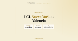 LCL Nueva York Valencia grupaje marítimo Viamaris