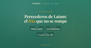 Cold chain Latam-Madrid: perecederos por avión sin romper frío