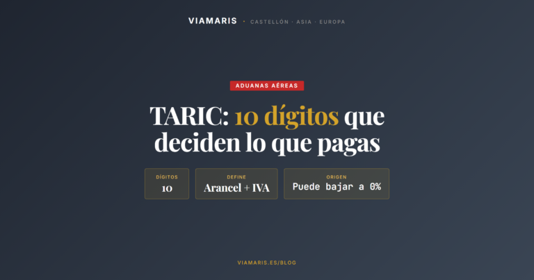 TARIC y arancel en importación: cómo clasificar bien
