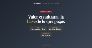 Valor en aduana en importación aérea: cómo se calcula