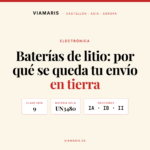 Baterías de litio en importación aérea: la trampa más común del ecommerce tech