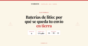 Baterías de litio en importación aérea: la trampa más común del ecommerce tech