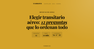 Cómo elegir transitario aéreo: 12 preguntas que filtran a los serios