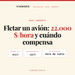 Chárter aéreo: cuándo compensa fletar un avión de carga